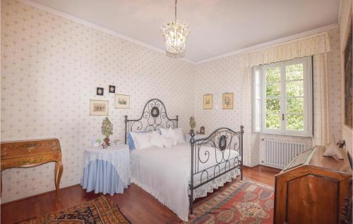 מיטה או מיטות בחדר ב-Villa Ghislanzoni