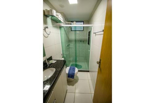 Vonios kambarys apgyvendinimo įstaigoje Hospedagem Stein - Apartamento 102