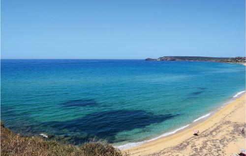 a view of a beach and the ocean at Stunning Apartment In Torre Dei Corsari in Torre Dei Corsari
