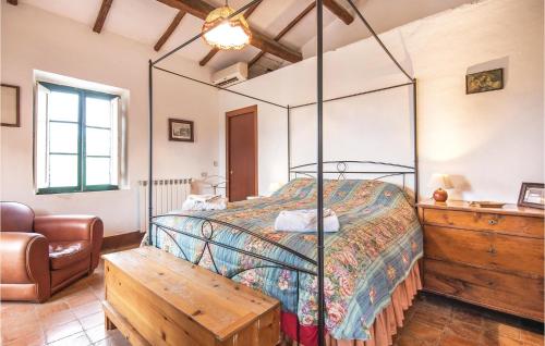 Säng eller sängar i ett rum på Casale Di San Giorgio