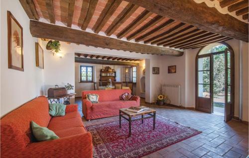 A seating area at Poggio Napoleone