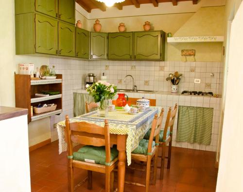 Kuhinja oz. manjša kuhinja v nastanitvi La Casetta di Barbara