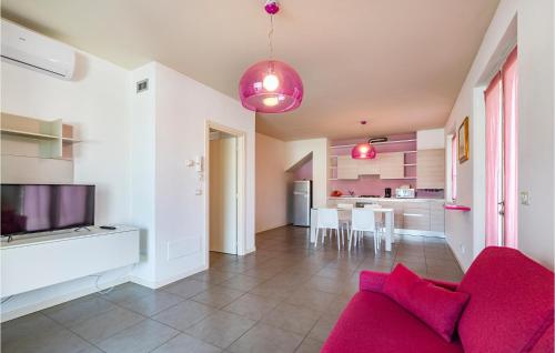 A kitchen or kitchenette at Nice Apartment In Puegnago Sul Garda