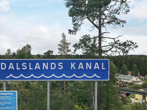 a blue sign that reads lakes islands kanu at 4 person holiday home in ED-By Traum in Ed
