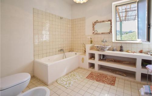 Salle de bains dans l'établissement Casa Brancaleone