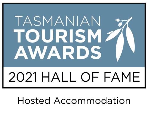 a logo for the international tourism awards hall of fame at Ashdowns of Dover in Dover