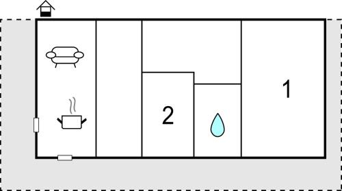 a diagram of a laboratory with a diagram of a plant at Casa Federica in Monte San Giusto