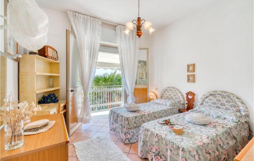 a living room with a couch and a table at I Tre Olivi in Valpromaro