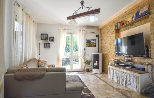 A television and/or entertainment centre at Selinunte House