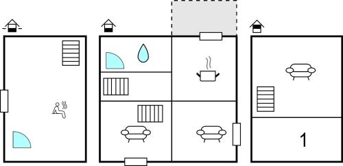 Κάτοψη του Romantic Home In Comano Ms With Sauna