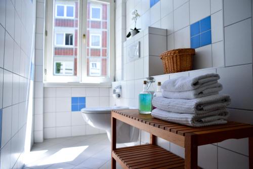 Ένα μπάνιο στο Apartment Central Leipzig - Thomaskirche