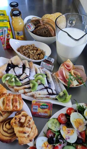 Mad på bed and breakfast-stedet eller i nærheden