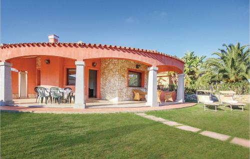 Nice Home In Costa Rei -ca- With 3 Bedrooms And Wifi