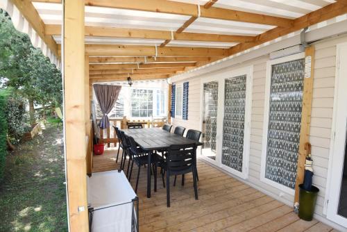 Balkón nebo terasa v ubytování Mobil Home 8 personnes