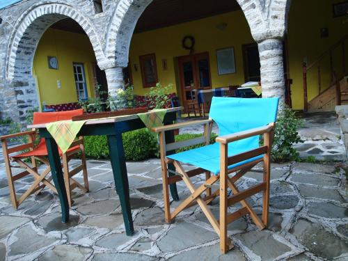 Patio nebo venkovní prostory v ubytování Archontiko 1787
