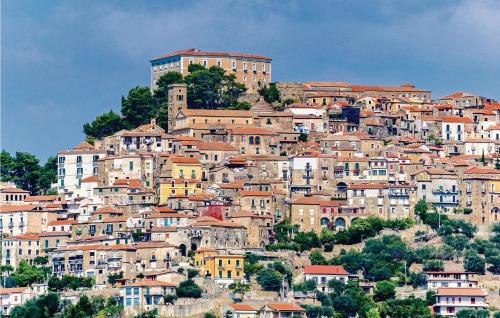 Γενική άποψη της πόλης Castellabate ή θέα της πόλης από  αυτό το διαμέρισμα