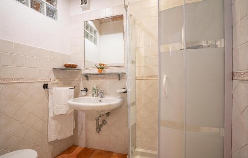 Koupelna v ubytování Casa Il Porto
