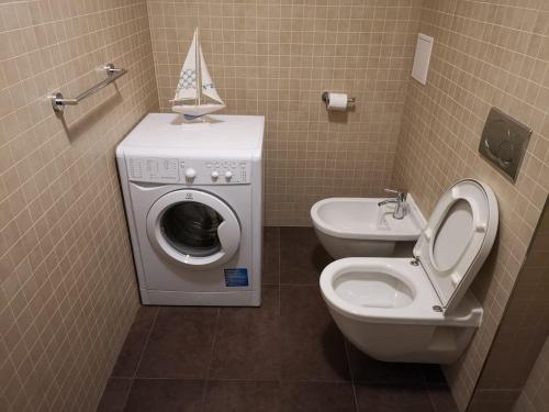 Vonios kambarys apgyvendinimo įstaigoje quiet apartment in Prague center