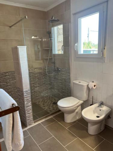 Ένα μπάνιο στο B&B Casa Mil Sueños