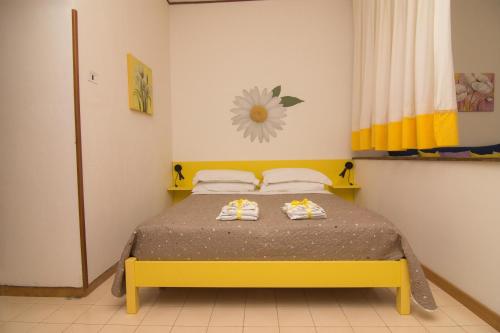 Cama o camas de una habitación en Villa Hilda