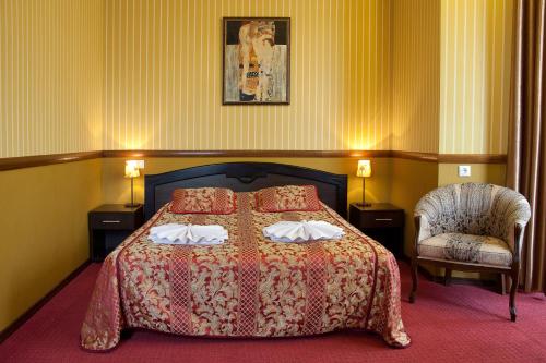 Postel nebo postele na pokoji v ubytování Selivanov Hotel
