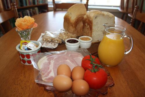 Mad på bed and breakfast-stedet eller i nærheden