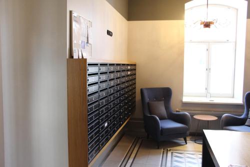 Χώρος καθιστικού στο Rotermanni Mere Apartment