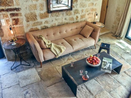 Χώρος καθιστικού στο Le Domaine du Fayet
