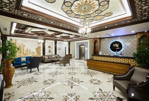 Χώρος καθιστικού στο OLD TASHKENT Hotel & Spa