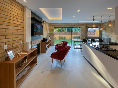 Χώρος καθιστικού στο Manaca House