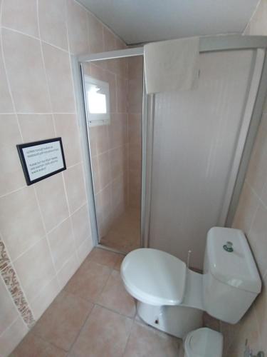 Koupelna v ubytování Pay Otel