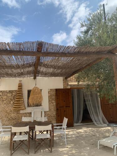 Patio alebo iná vonkajšia časť ubytovania Los Perales