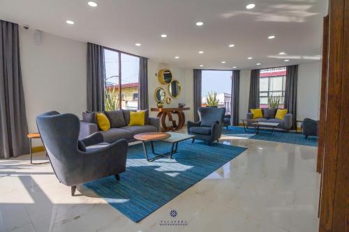 Posezení v ubytování Hotel Talavera Teziutlan