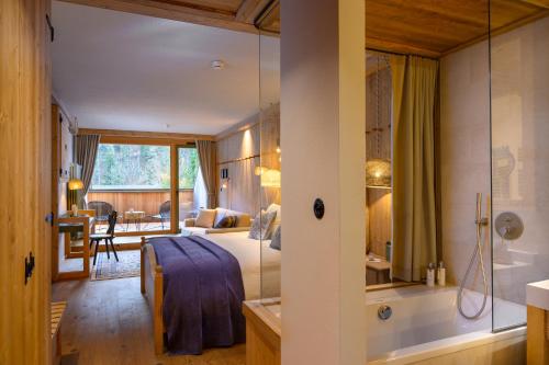 Кровать или кровати в номере Boutique hotel Vila Planinka