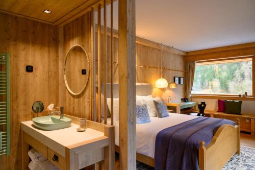 Кровать или кровати в номере Boutique hotel Vila Planinka
