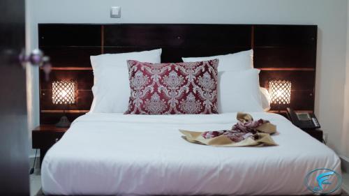Ліжко або ліжка в номері Hôtel Freesia