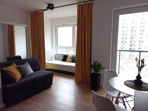 Posedenie v ubytovaní Apartament blisko morza i stadionu Polsat Plus Arena Gdańsk