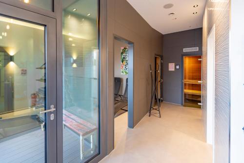 Koupelna v ubytování Hotel MODI