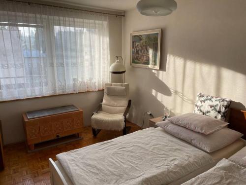 Postel nebo postele na pokoji v ubytování Oddych pri Martinskych holiach /Mountains vacation