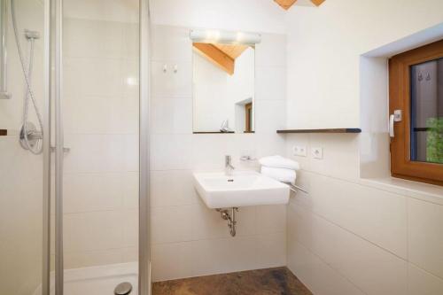 Salle de bains dans l'établissement Aigenberg Appartements