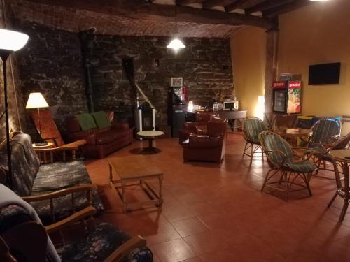 Χώρος καθιστικού στο Albergue San Lázaro