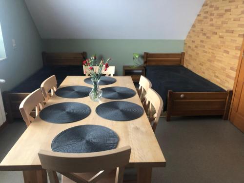 Χώρος καθιστικού στο Apartament Vanessa u podnóża gór, nad jeziorem Czorsztyńskim