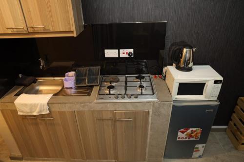 Una cocina o cocineta en Tsavo Studios Embakasi-1