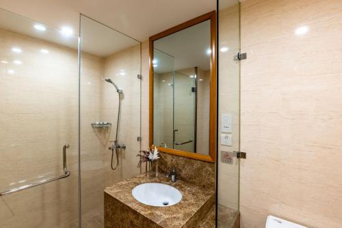 Un baño de Shanghai Tiancheng Hotel