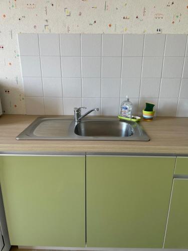 Küche/Küchenzeile in der Unterkunft KER LOÏS Grand appartement Vue Mer tout confort