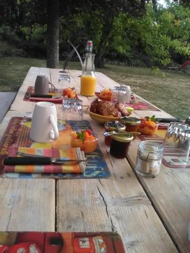 Jídlo v bed and breakfast nebo okolí