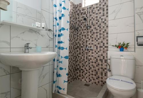 Koupelna v ubytování CN Studio-Apartment