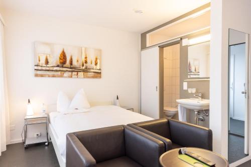 Koupelna v ubytování Hotel Bären Niederscherli