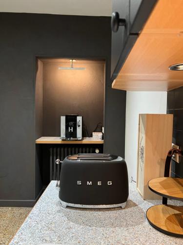 Kuchyň nebo kuchyňský kout v ubytování Superbe appartement luxueux, influence Haussmannienne et très spacieux