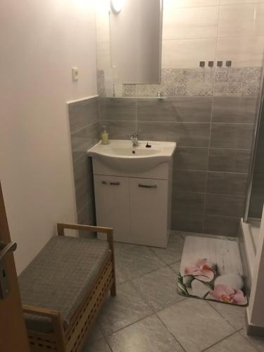 Kúpeľňa v ubytovaní Apartment Šedivý